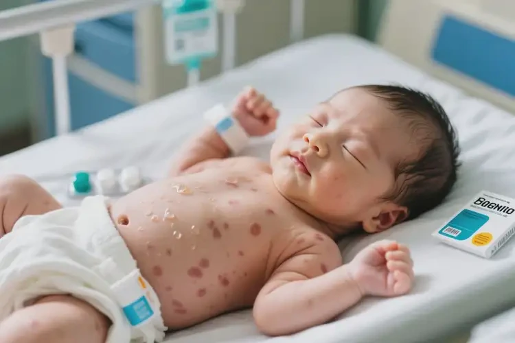 新生兒全身起濕疹不管它會(huì)自己痊愈嗎(圖2)