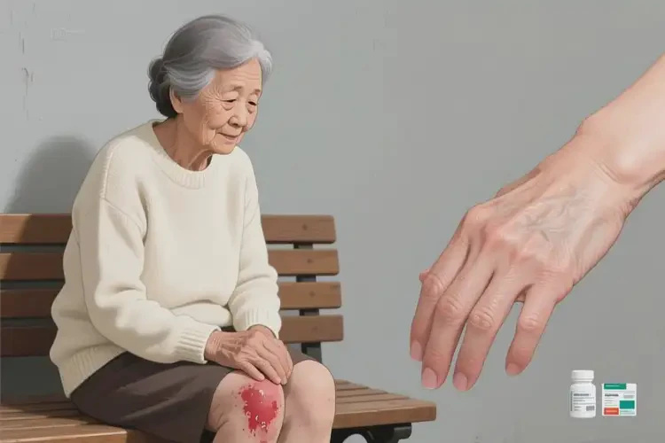 老年人身上起濕疹不管它會自己好嗎(圖1)