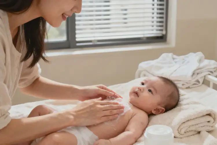 新生儿全身偶尔长湿疹能靠自己自愈吗(图2)