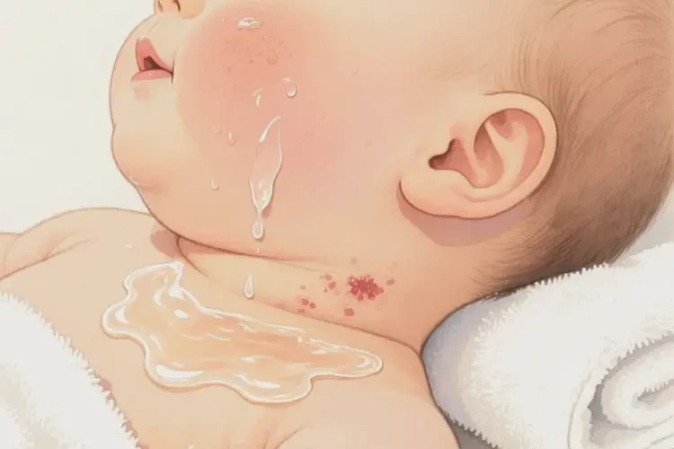 嬰幼兒脖子上有濕疹能徹底自愈嗎(圖4)