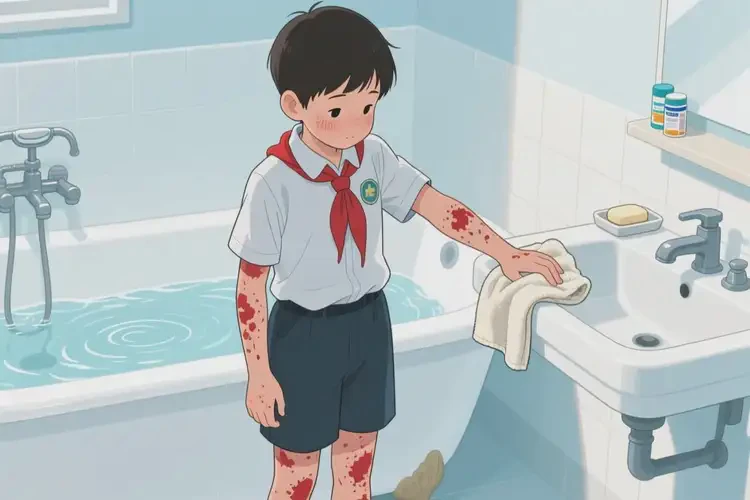 小學(xué)生全身出濕疹不管它會(huì)自己自愈嗎(圖1)