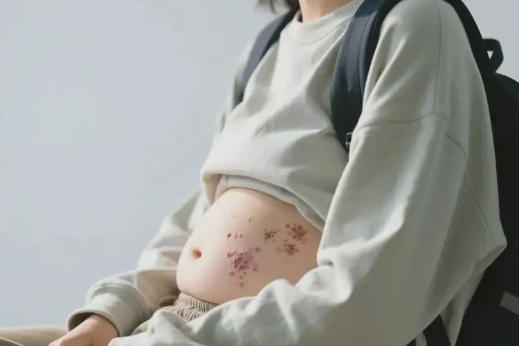 大學(xué)生肚子上出濕疹能不能徹底自愈(圖2)