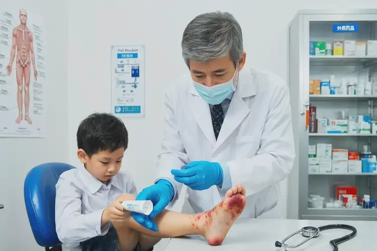 兒童腳上長(zhǎng)濕疹可以徹底自愈嗎(圖3)