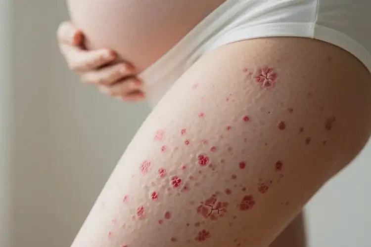 孕婦大腿容易起濕疹不管它會自己自愈嗎(圖4)