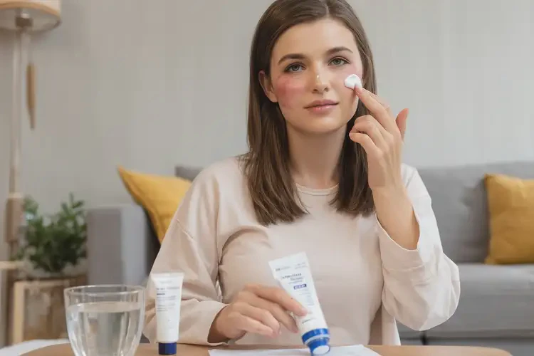 哺乳期媽媽面部起濕疹不管它會(huì)自己好嗎(圖3)