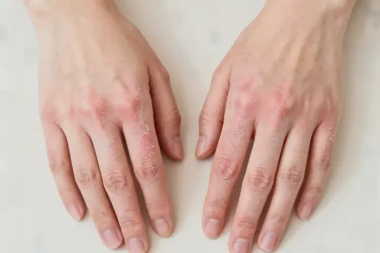 女性手上偶爾起濕疹可以徹底自愈嗎(圖1)