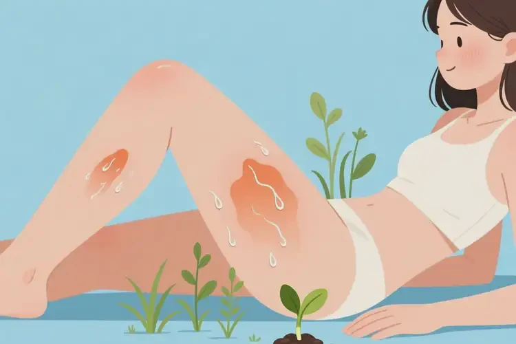 女生大腿經(jīng)常起濕疹不管它會(huì)自己好嗎(圖1)