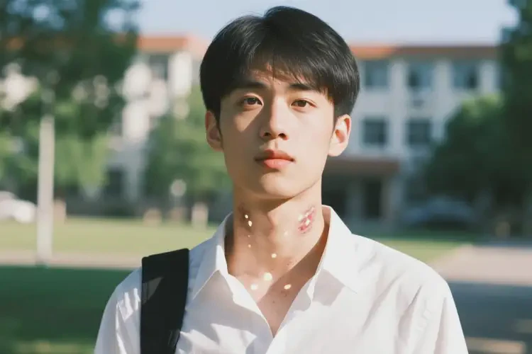 大学生脖子出湿疹不管它会自己痊愈吗(图1)