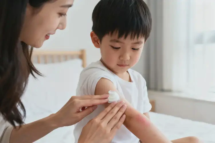 孩子手臂上經(jīng)常長濕疹能靠自己自愈嗎(圖1)