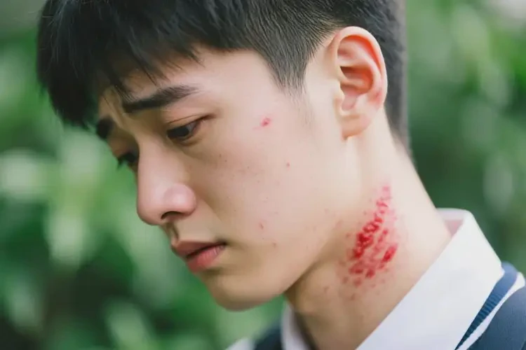 大学生脖子出湿疹不管它会自己痊愈吗(图2)