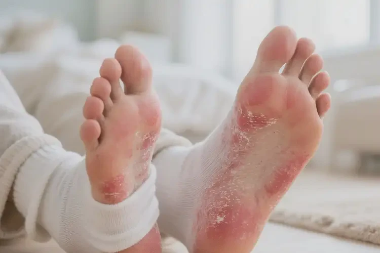 產(chǎn)婦腳上出現(xiàn)濕疹能徹底自愈嗎(圖3)