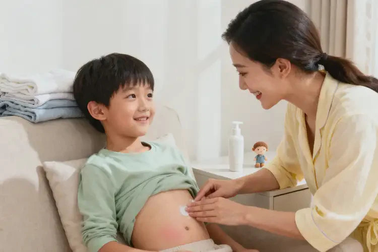 小學(xué)生肚子偶爾起濕疹不管它會自己痊愈嗎(圖1)