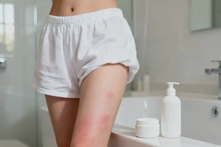 女生大腿偶爾起濕疹能夠徹底治愈嗎(圖3)