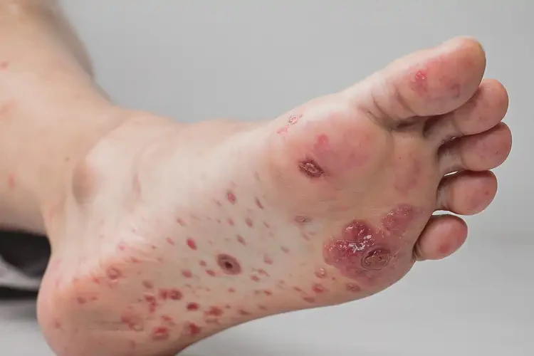 青少年腳上出濕疹可不可以徹底自愈(圖4)