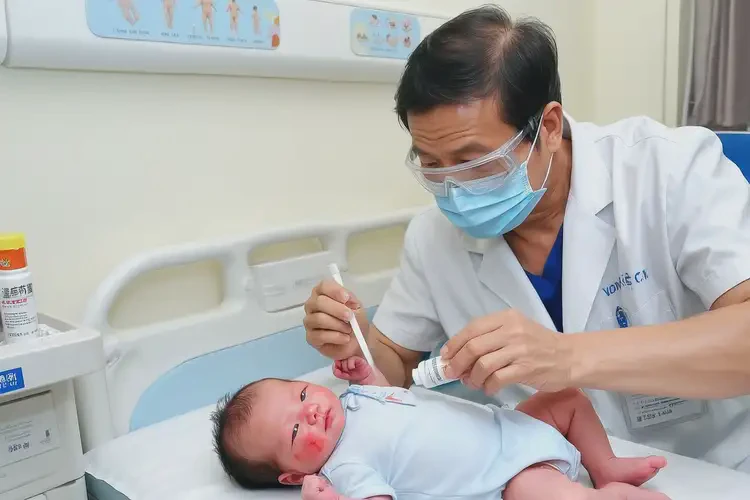 新生兒身上經(jīng)常起濕疹能夠徹底治愈嗎(圖2)