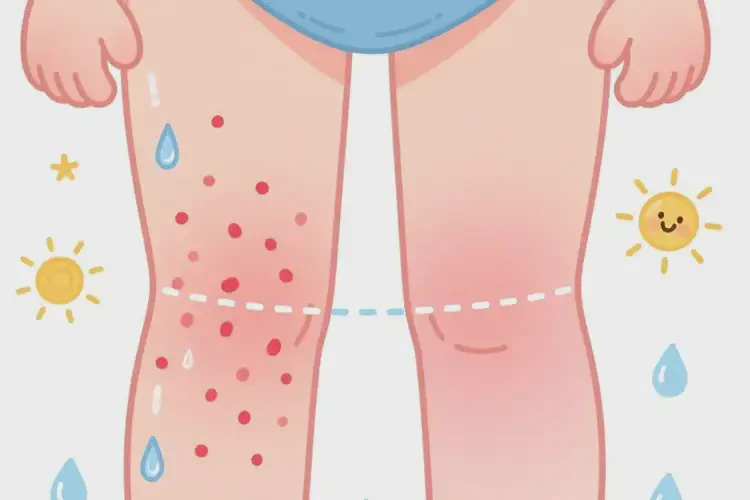 小孩大腿上經(jīng)常長濕疹可不可以徹底自愈(圖1)