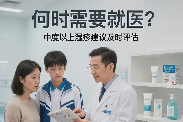 中學(xué)生脖子出現(xiàn)濕疹不管它會自己好嗎(圖2)