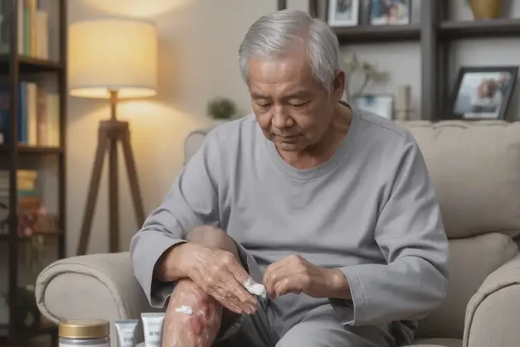 高齡老人小腿容易起濕疹能不能徹底自愈(圖2)