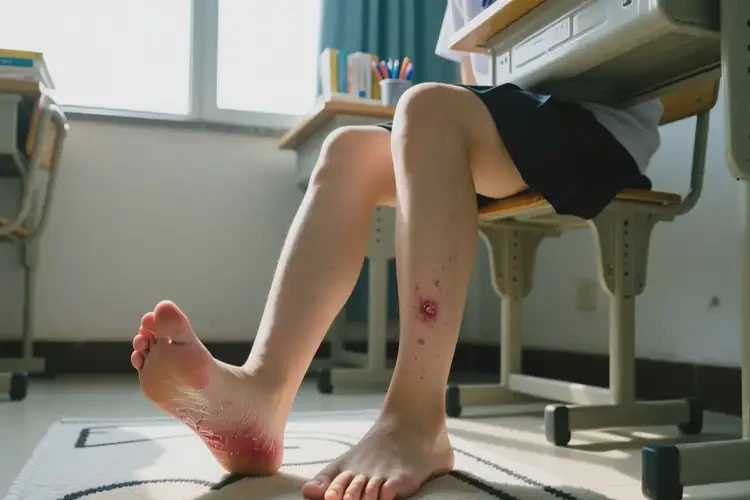 大学生脚上容易长湿疹不管它会自己好吗(图2)