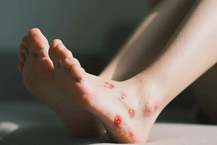 女生腳上經(jīng)常長濕疹可不可以徹底自愈(圖3)