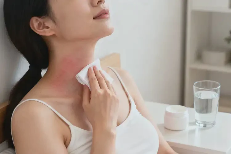 產(chǎn)婦脖子有濕疹能夠徹底治愈嗎(圖3)