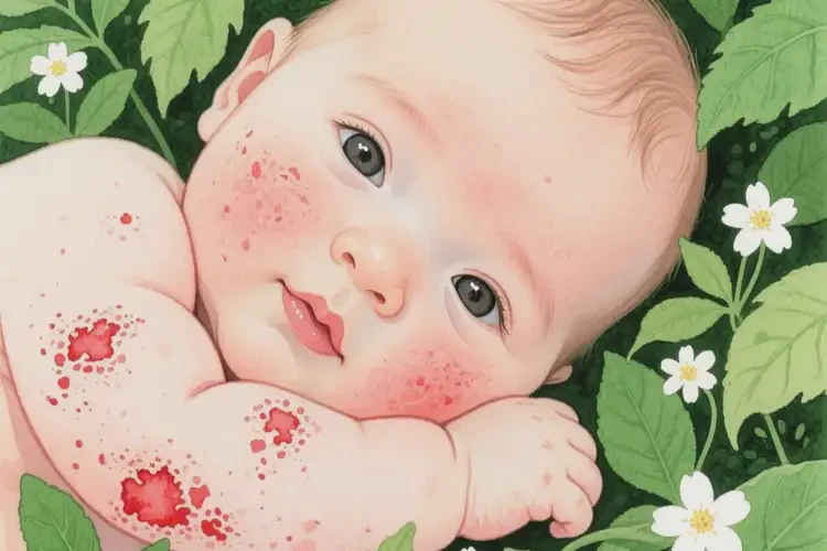 小兒全身起濕疹不管它會自己痊愈嗎(圖3)
