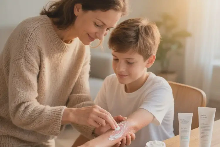 中學(xué)生手臂上容易起濕疹不管它會自己好嗎(圖2)