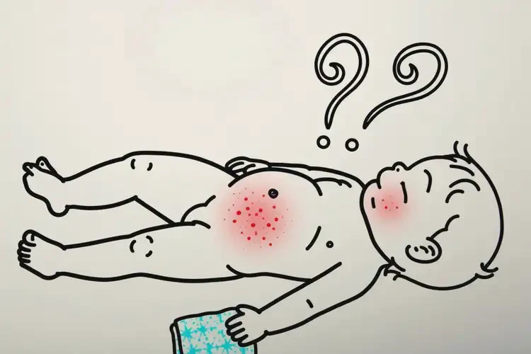 少兒肚子上長(zhǎng)濕疹不管它會(huì)自己自愈嗎(圖3)