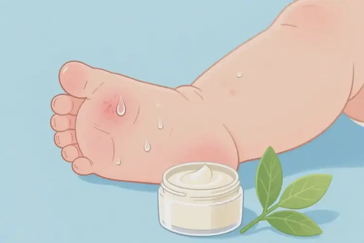 嬰幼兒腳上出濕疹可不可以徹底自愈(圖3)