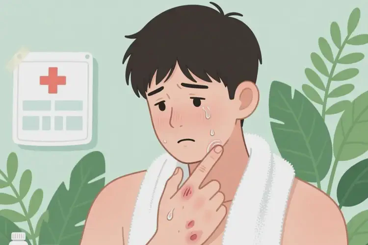 男生身上容易長濕疹能靠自己自愈嗎(圖4)