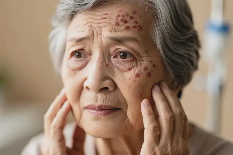 老年人面部長濕疹不管它會自己好嗎(圖3)