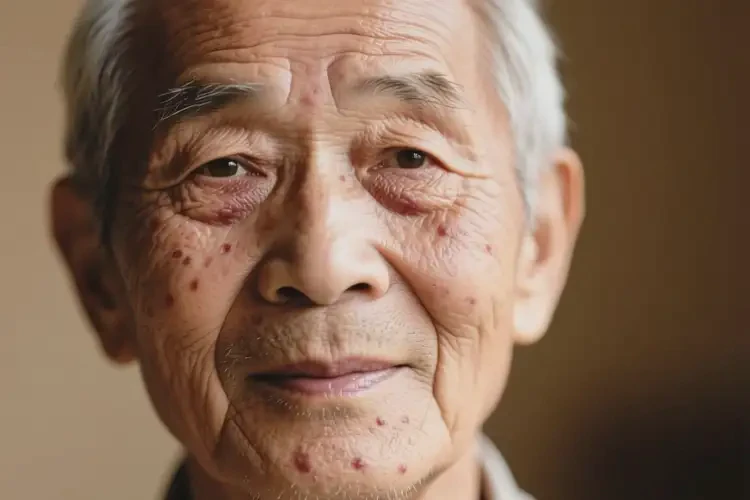 老年人面部長濕疹不管它會自己好嗎(圖2)