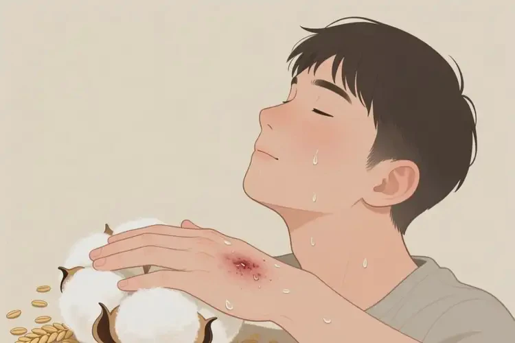 男生身上容易長濕疹能靠自己自愈嗎(圖1)