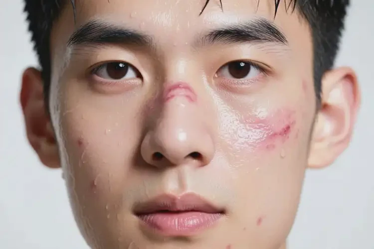 男生面部出現(xiàn)濕疹可以徹底自愈嗎(圖2)