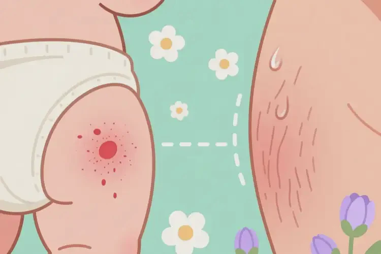 孩子屁股偶爾起濕疹不管它會自己痊愈嗎(圖2)