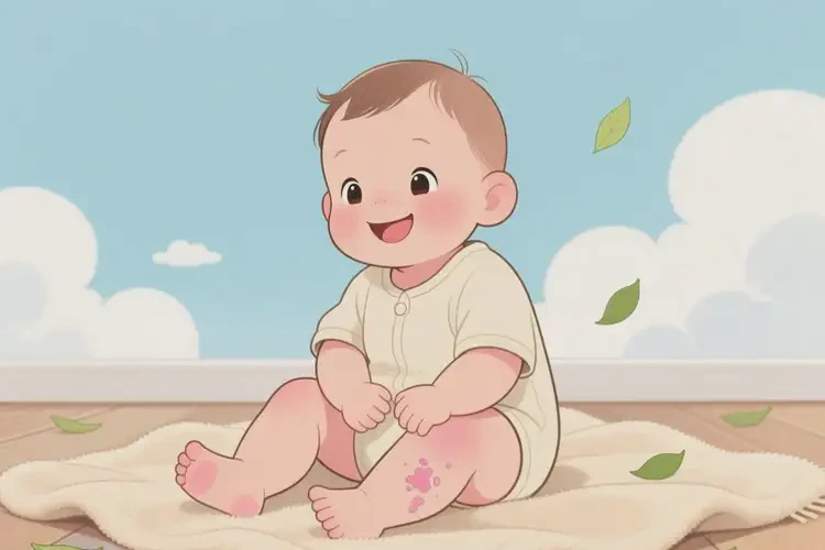 幼兒小腿上出現(xiàn)濕疹能夠徹底治愈嗎(圖4)