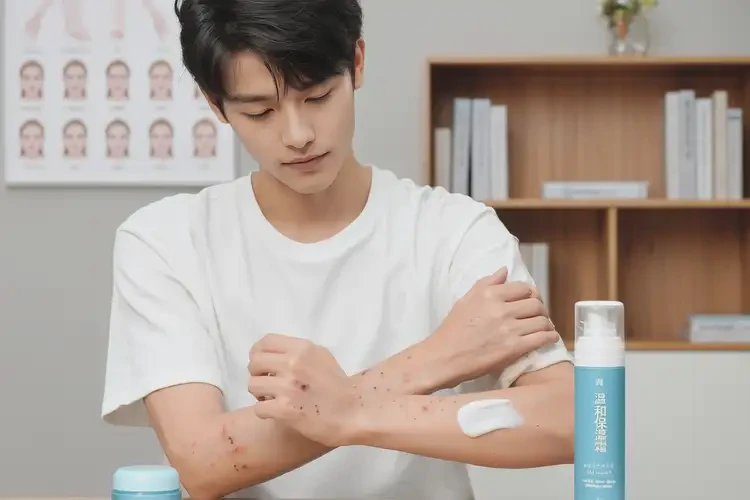 青少年手臂長(zhǎng)濕疹不管它會(huì)自己痊愈嗎(圖1)