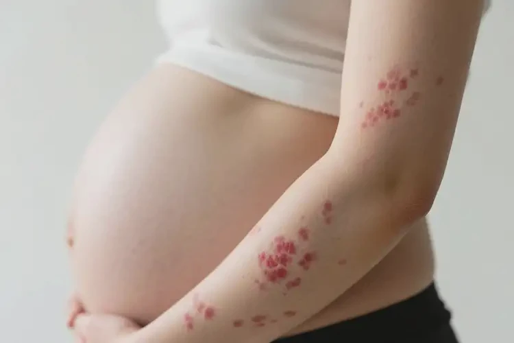 孕妇手臂上容易长湿疹能彻底自愈吗(图3)