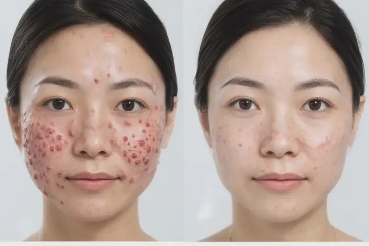 女生面部经常起湿疹不管它会自己痊愈吗(图1)