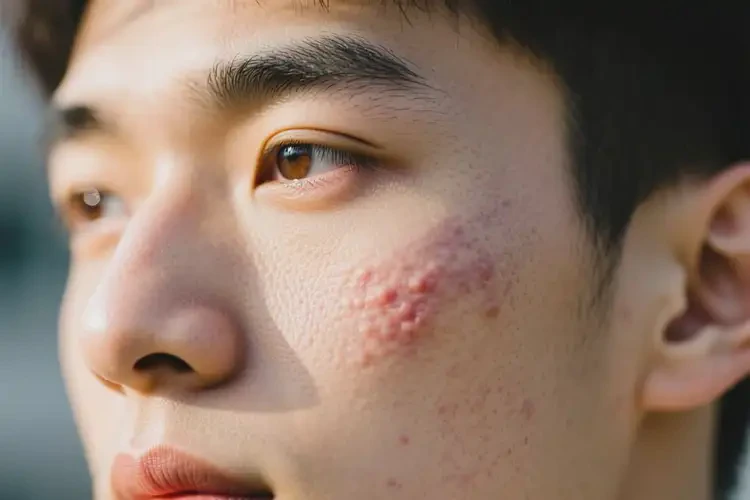 男性面部偶爾起濕疹能靠自己自愈嗎(圖4)