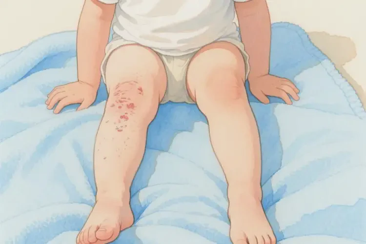 小兒大腿偶爾起濕疹能徹底自愈嗎(圖3)