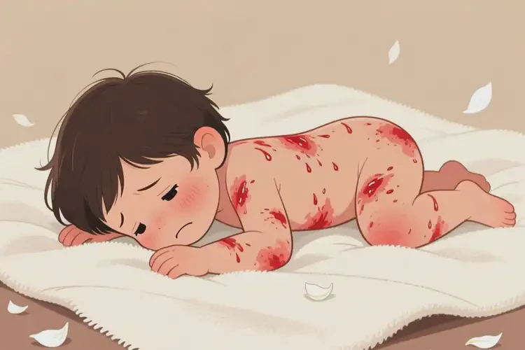 小孩全身容易起濕疹不管它會自己自愈嗎(圖3)