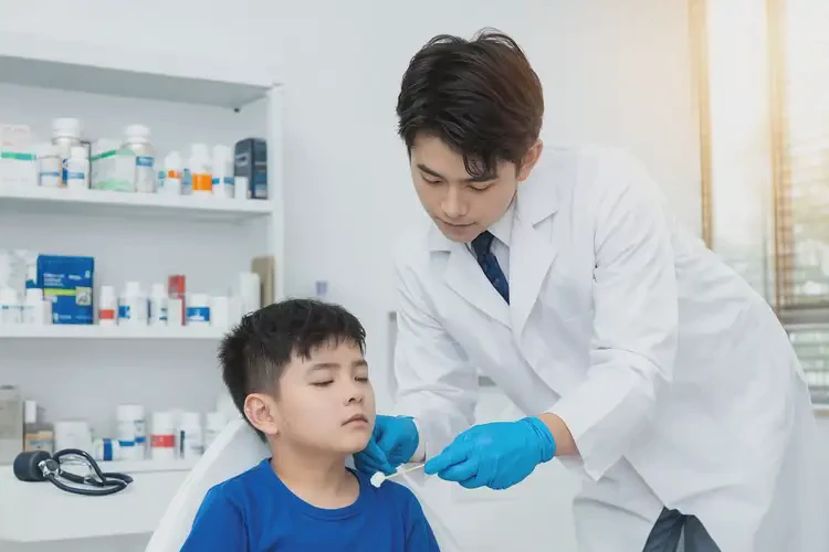 少兒脖子起濕疹能夠徹底治愈嗎(圖1)