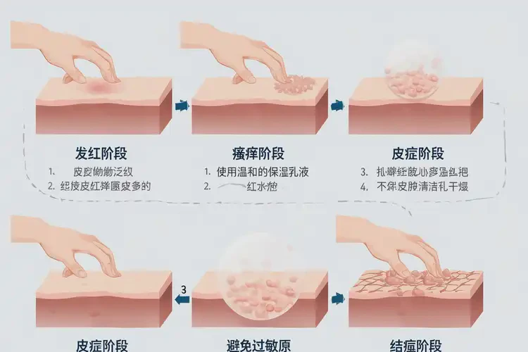 嬰幼兒肚子長(zhǎng)濕疹能靠自己自愈嗎(圖2)