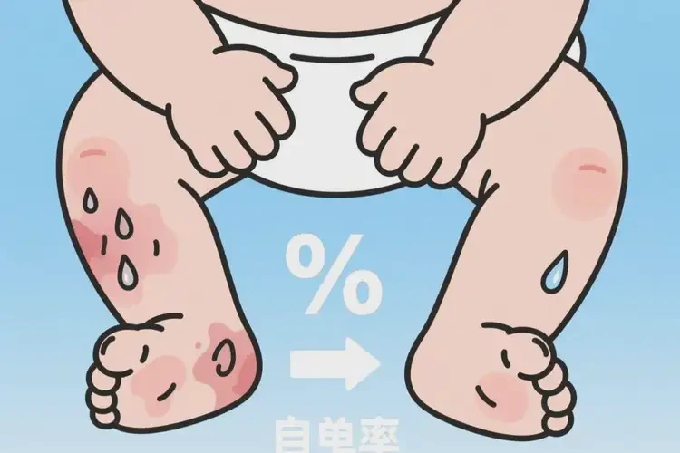 新生兒四肢出濕疹不管它會自己痊愈嗎(圖2)