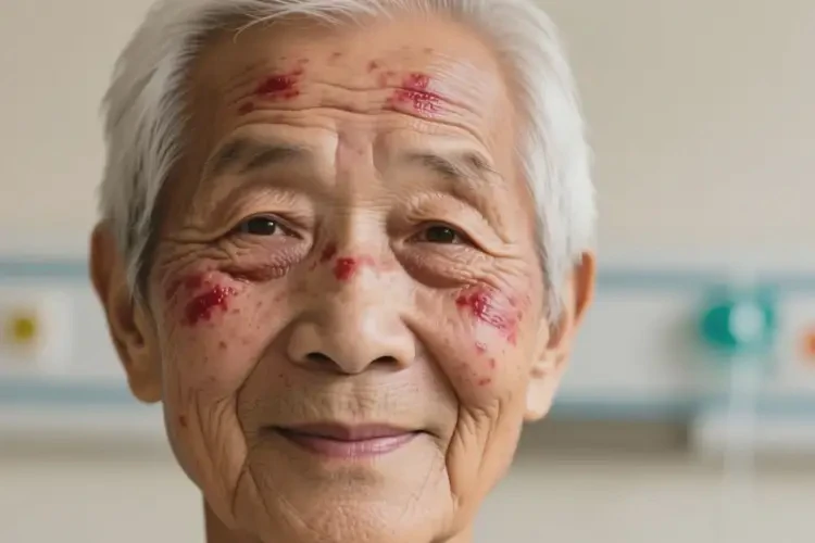 老年人臉上有濕疹可不可以徹底自愈(圖4)