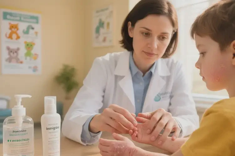 小兒手上出現(xiàn)濕疹能夠徹底治愈嗎(圖4)