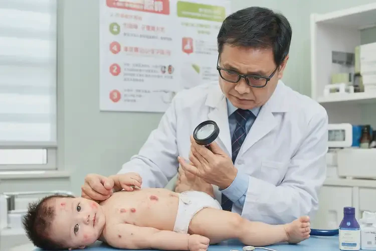 嬰兒四肢長濕疹能靠自己自愈嗎(圖2)