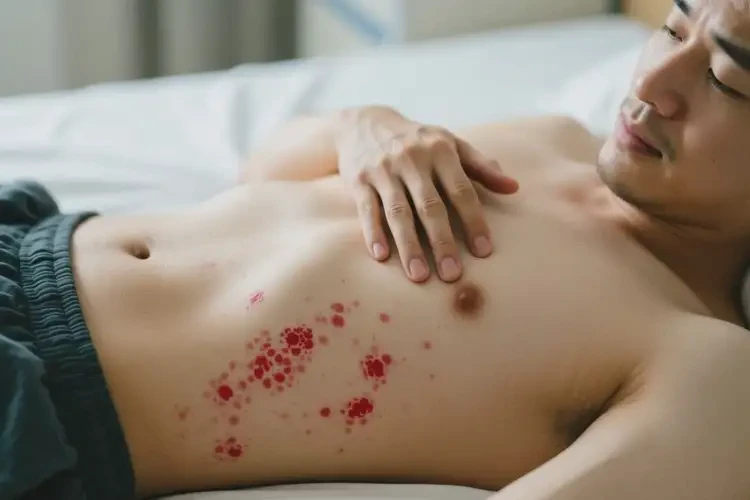 男性肚子出現(xiàn)濕疹不管它會(huì)自己痊愈嗎(圖4)