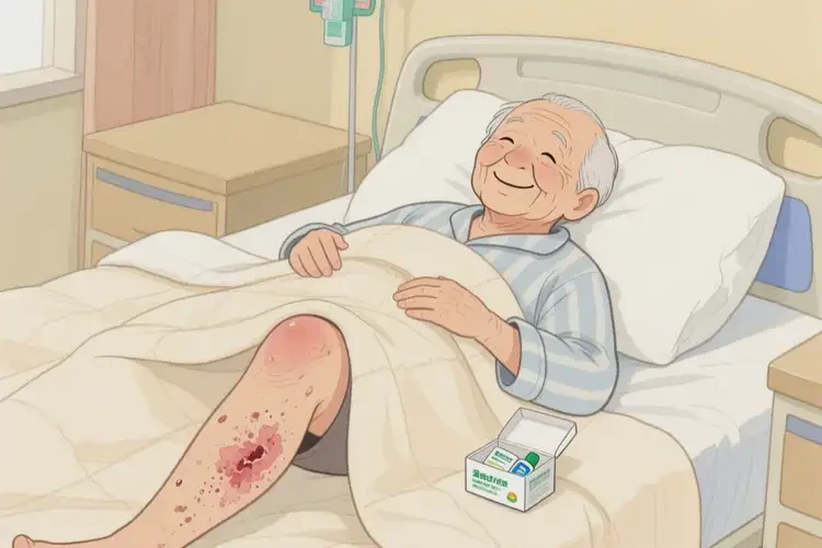 高齡老人大腿上經(jīng)常起濕疹不管它會自己自愈嗎(圖3)